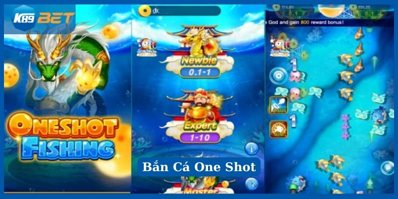 Bắn cá K89bet One Shot siêu hấp dẫn